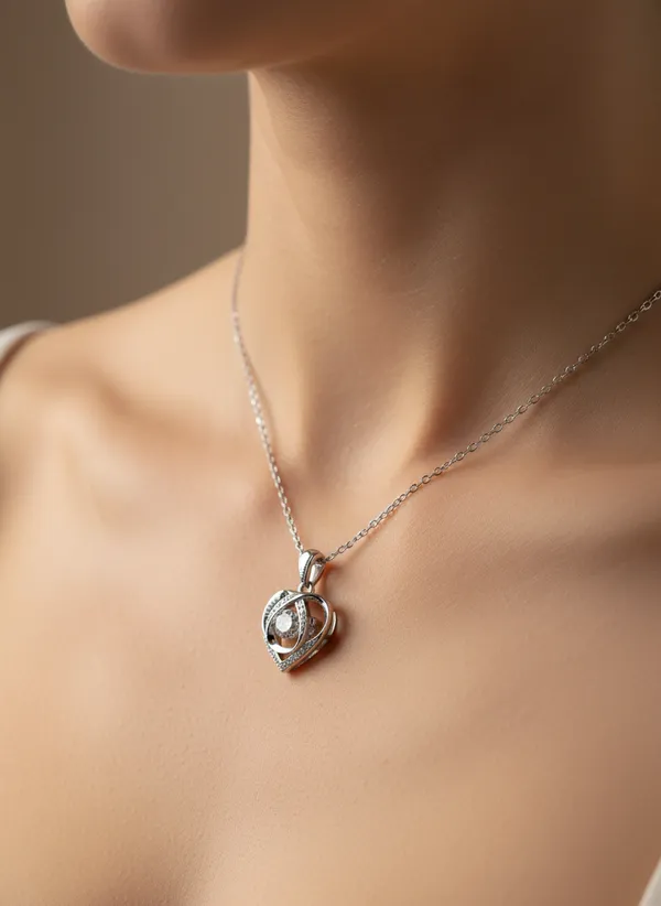 Double_Heart_Dancing_Stone_Pendant_Necklace_925_Sterling_Silver